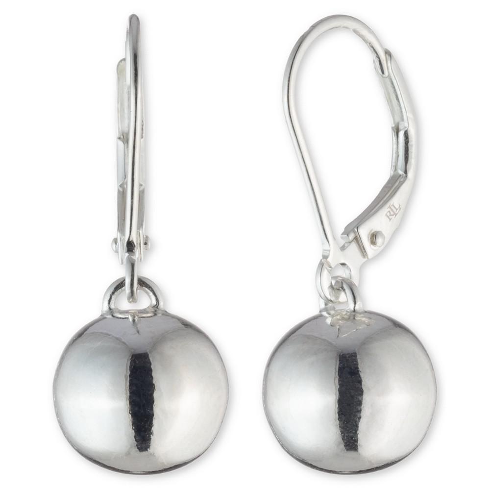 商品Ralph Lauren|Bead Drop Earrings in Sterling Silver,价格¥499,第1张图片