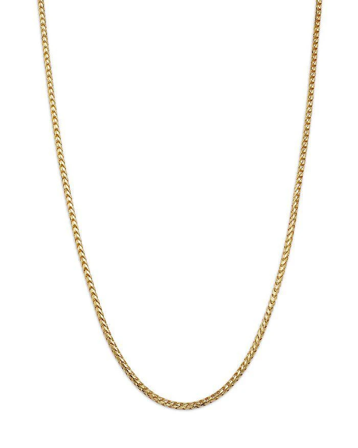 商品Bloomingdale's|Men's Franco Link Chain Necklace in 14K Yellow Gold, 22" - 100% Exclusive,价格¥37088,第1张图片