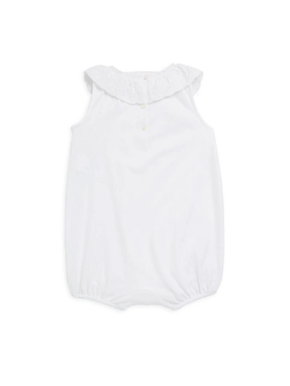 商品Ralph Lauren|Ralph Lauren - Baby Girl's Cotton Shortall,价格¥154,第2张图片详细描述