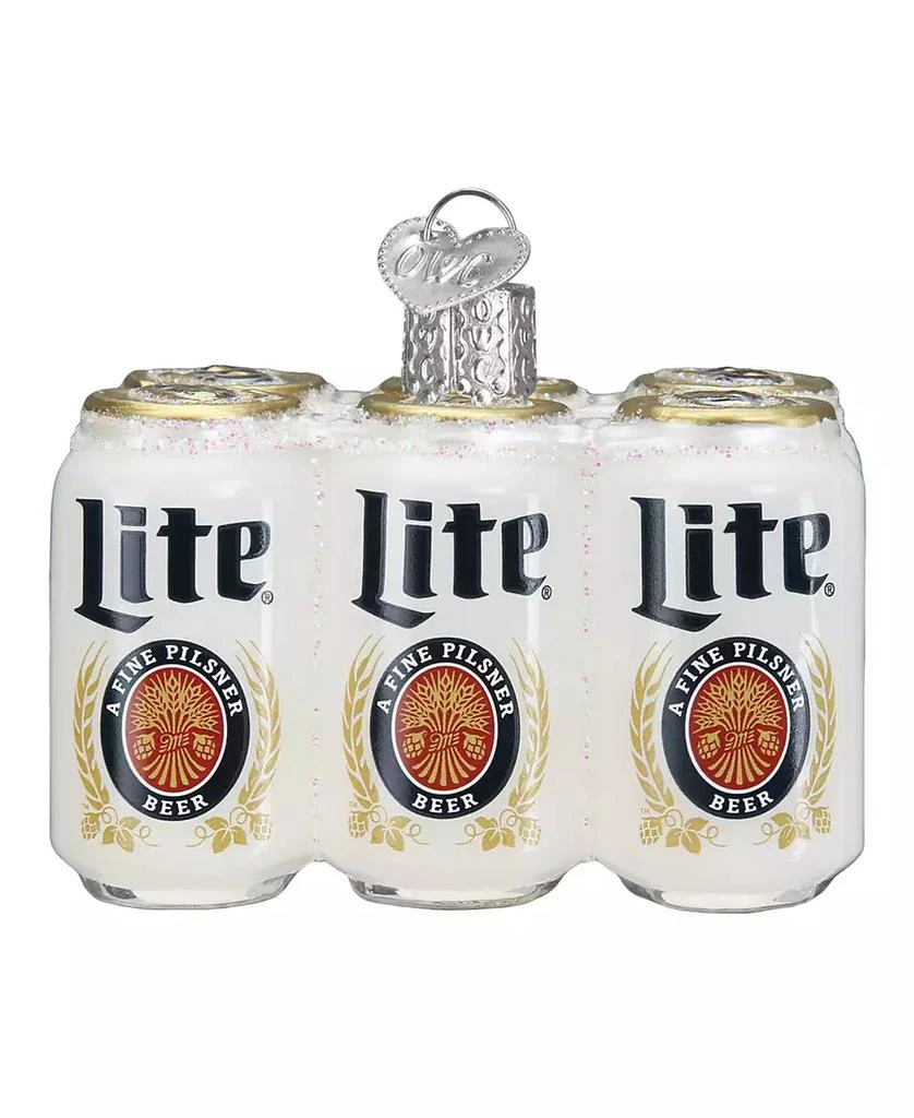 商品Old World Christmas|2.28" Adult Beverages Miller Lite Six Pack Beer Ornament,价格¥124,第2张图片详细描述