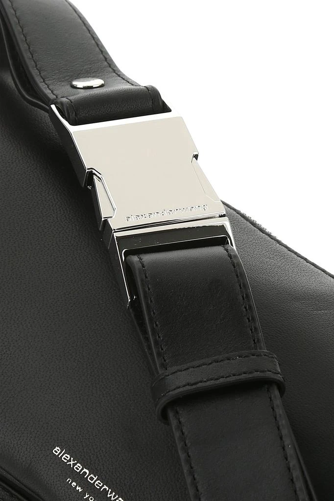 商品Alexander Wang|Black leather Attica belt bag Nd Alexander Wang Donna,价格¥5198,第4张图片详细描述