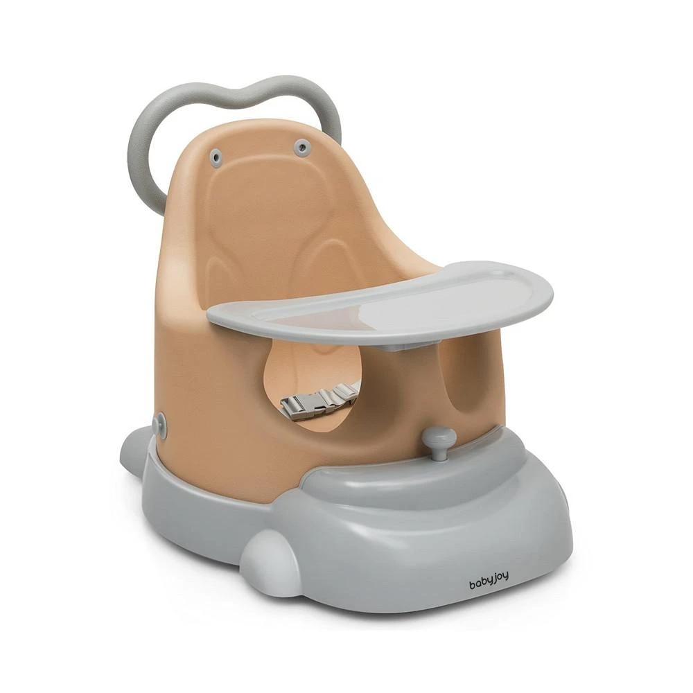 商品Costway|6 in 1 Baby Booster Seat Convertible Toddler Walker w/Tray Wheels,价格¥776,第1张图片