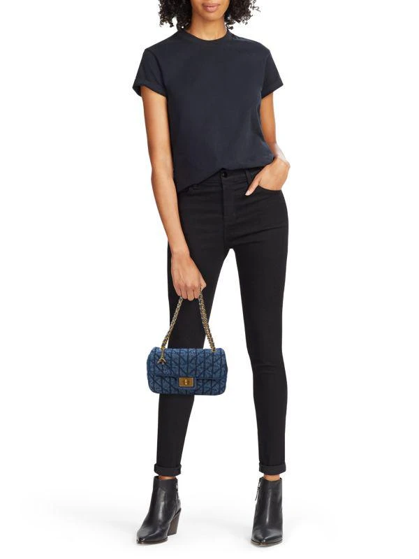 商品Karl Lagerfeld Paris|Agyness Quilted Denim Shoulder Bag,价格¥1117,第2张图片详细描述