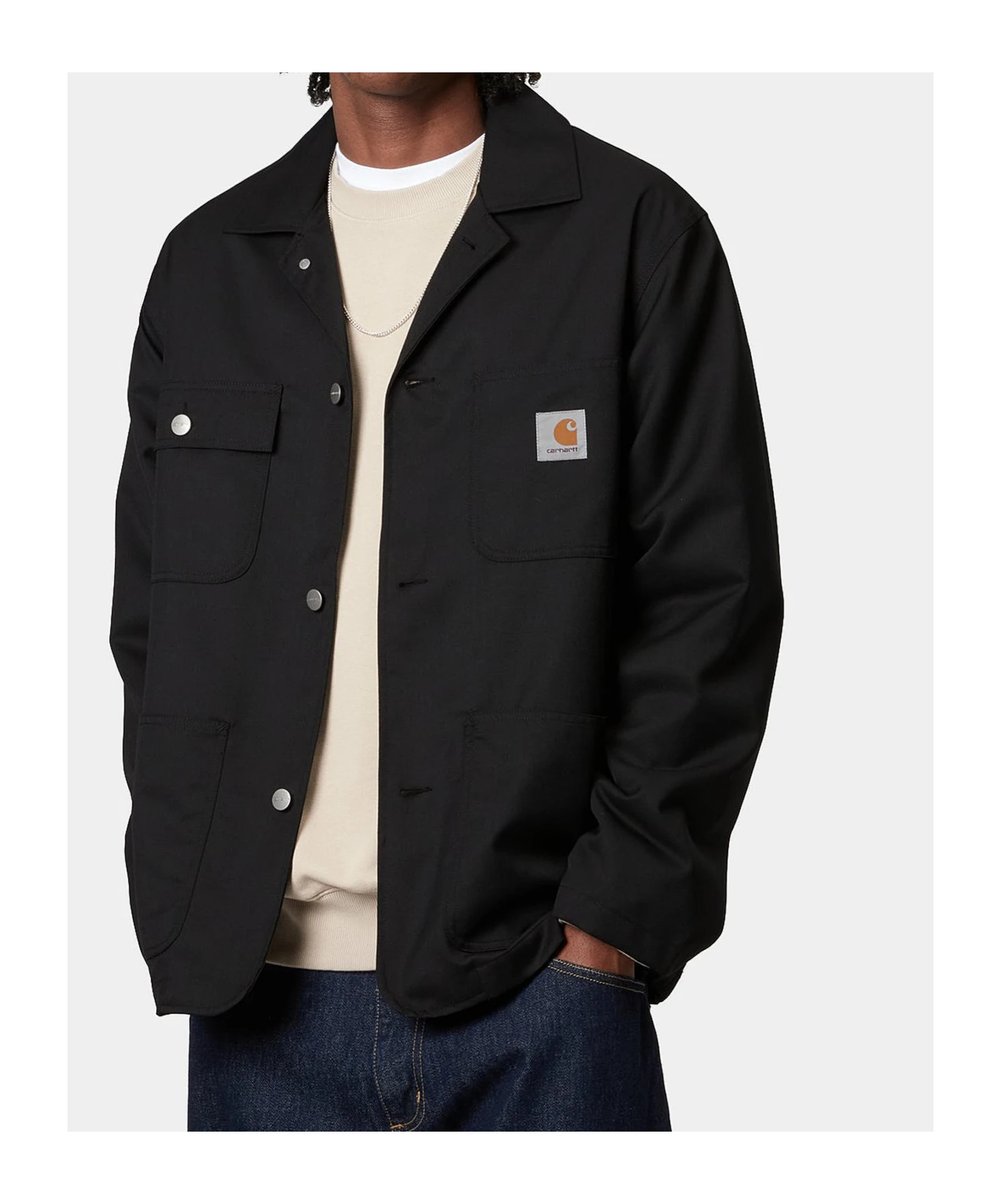 商品【商品预售7天】 Carhartt|Carhartt 男士夹克 I03443789XX 黑色,价格¥2849,第6张图片详细描述