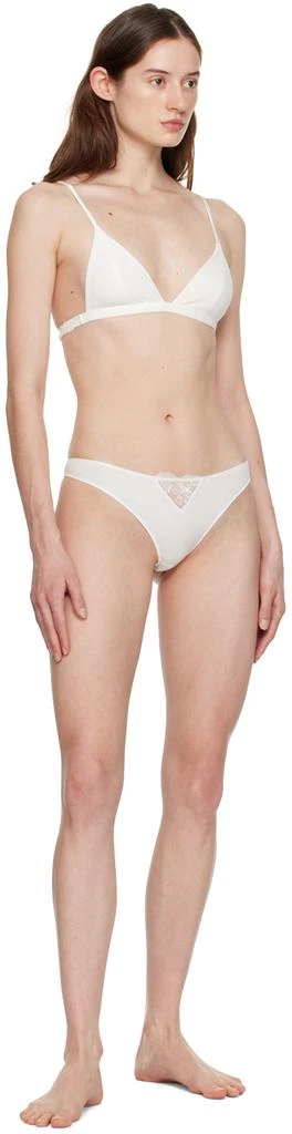 商品Fleur du Mal|White Cutout Thong,价格¥72,第4张图片详细描述