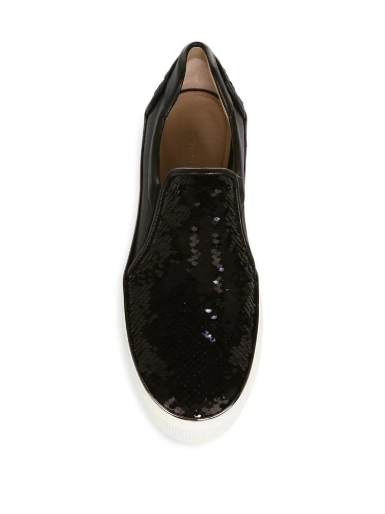 商品Stuart Weitzman|Sequined Leather Sneakers,价格¥1276,第4张图片详细描述