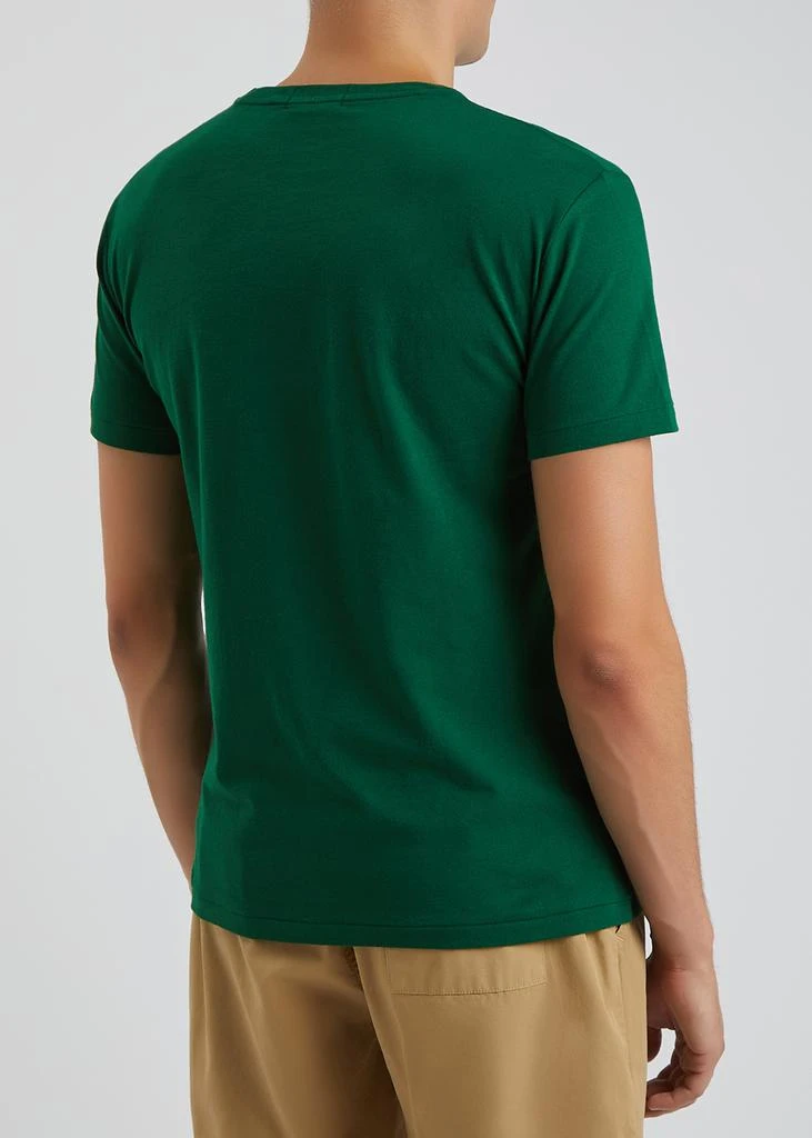 商品Ralph Lauren|Green bear-print cotton T-shirt,价格¥931,第3张图片详细描述