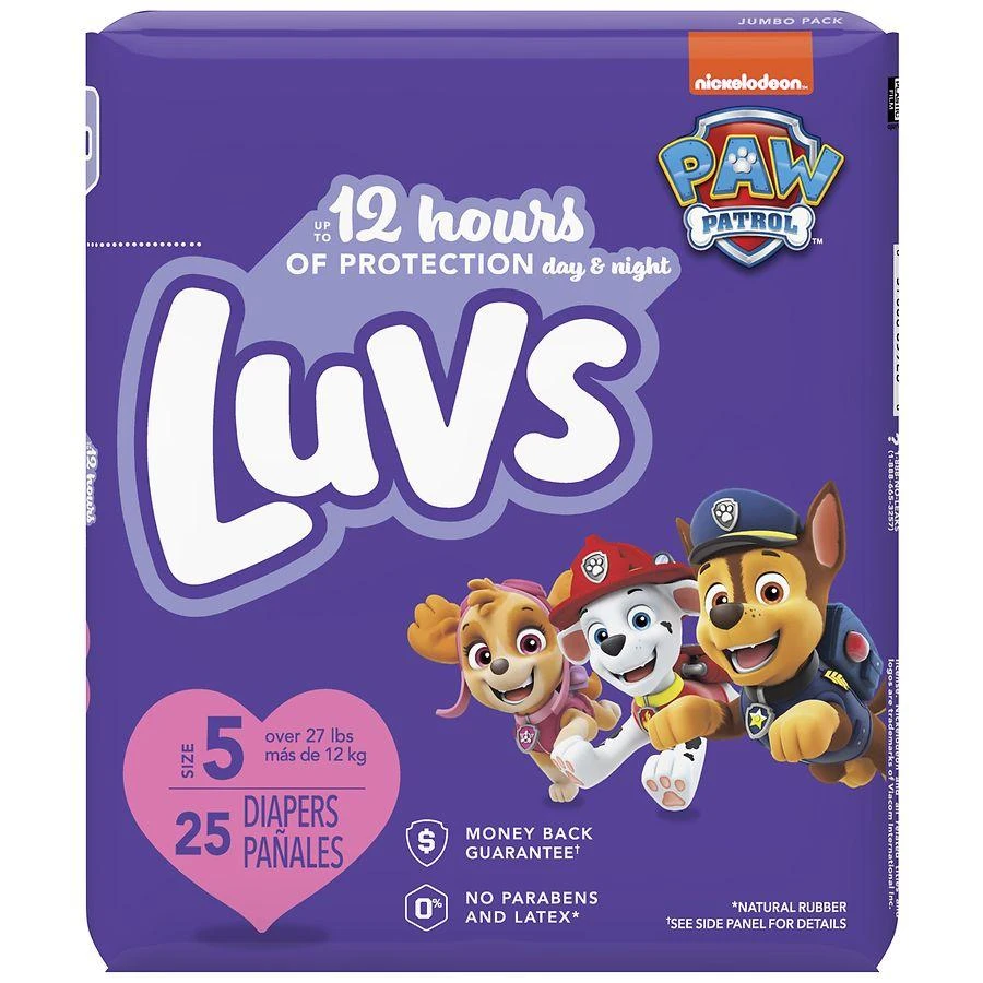 商品Luvs|Pro Level Leak Protection Diapers Size 5 (27+ lbs),价格¥67,第1张图片
