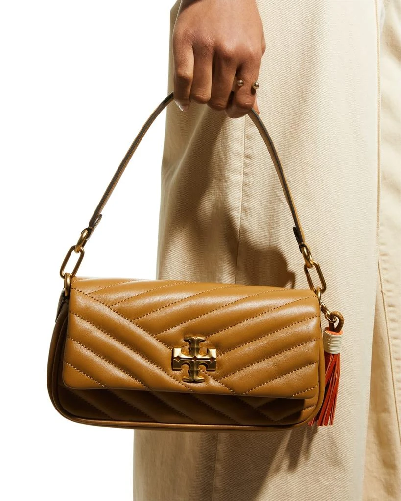 商品Tory Burch|Kira Small Flap Chevron-Quilt Shoulder Bag,价格¥2073,第5张图片详细描述