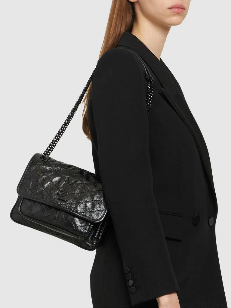 商品Yves Saint Laurent|Baby Niki Vintage Leather Shoulder Bag,价格¥22708,第1张图片详细描述