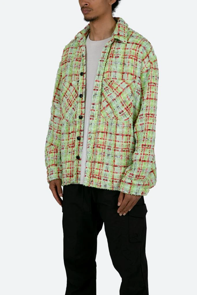 商品MNML|Heavyweight Woven Flannel - Green,价格¥489,第3张图片详细描述