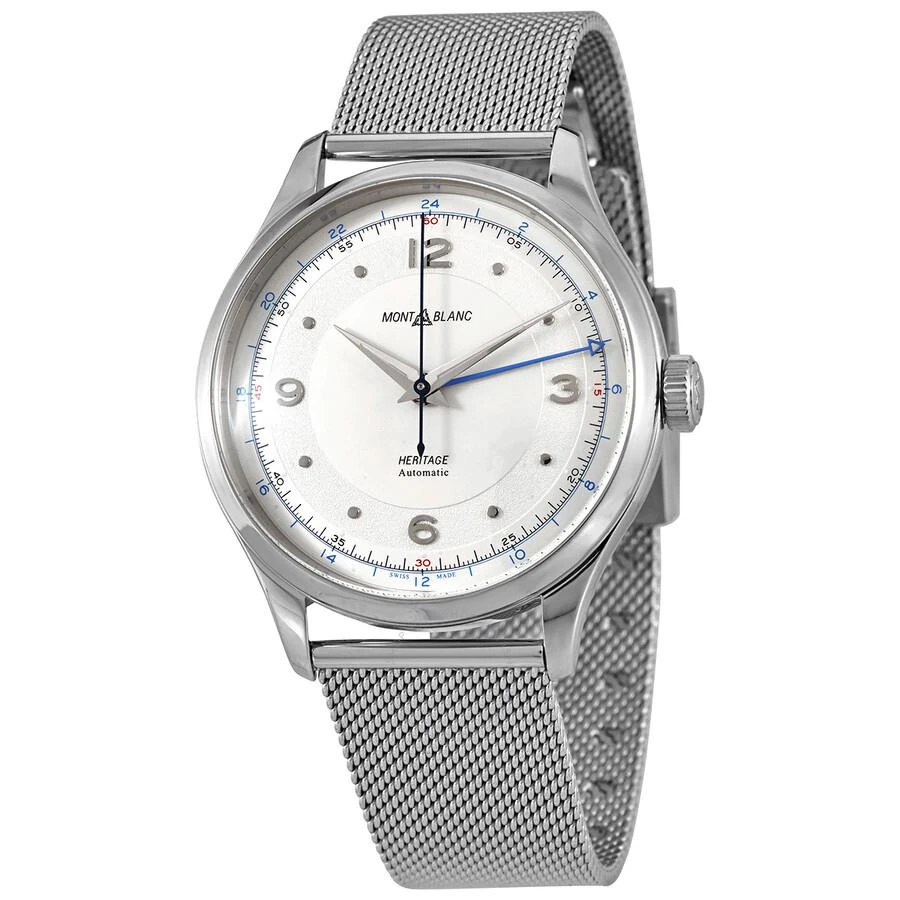 商品MontBlanc|Montblanc Heritage GMT Automatic Stainless Steel Men's Watch 119949,价格¥11924,第1张图片