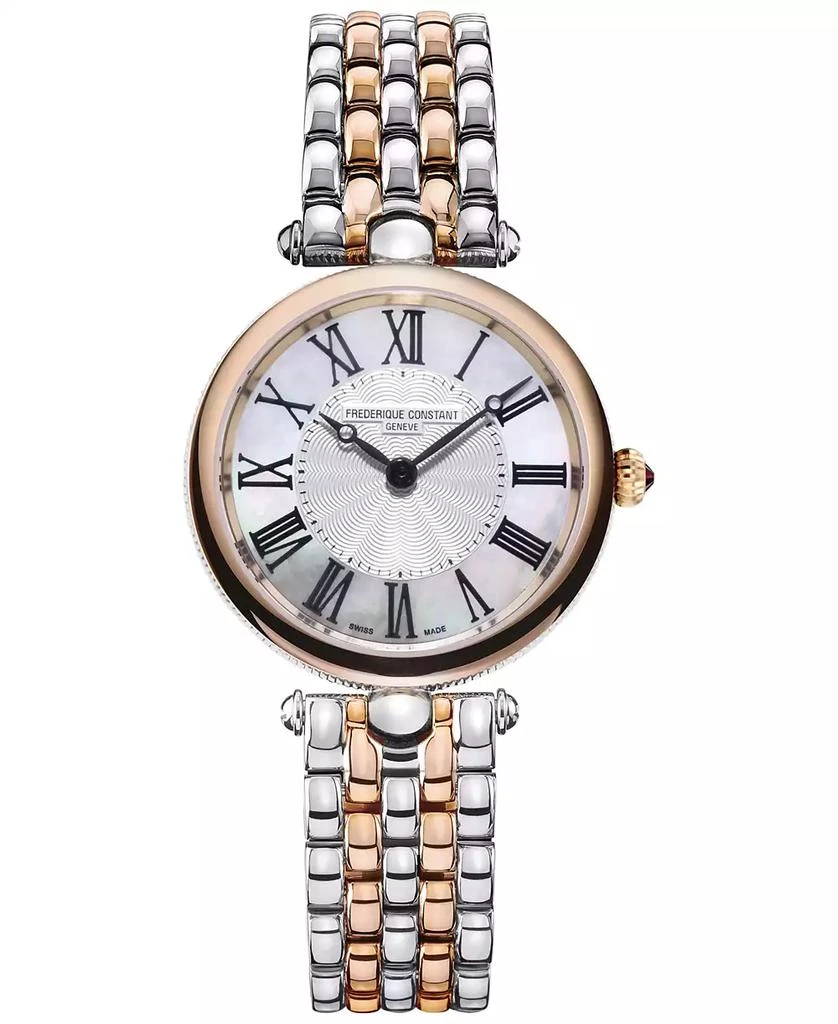 商品Frederique Constant|Women's Swiss Art Deco Two-Tone Stainless Steel Bracelet Watch 30mm,价格¥9677,第1张图片