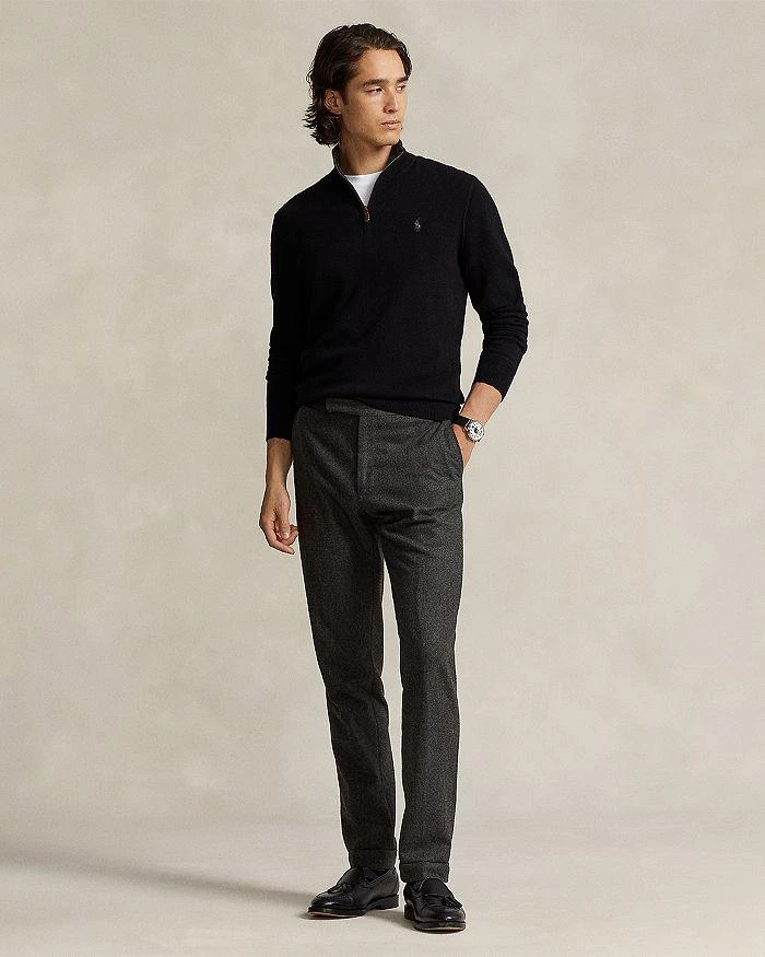 商品Ralph Lauren|Cashmere Regular Fit Quarter Zip Mock Neck Sweater - 100% Exclusive,价格¥1520,第2张图片详细描述