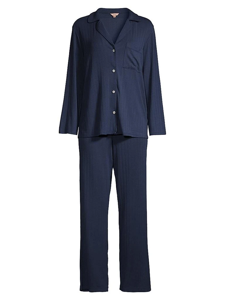 商品Eberjey|Gisele Rib The Long PJ Set,价格¥1166,第1张图片