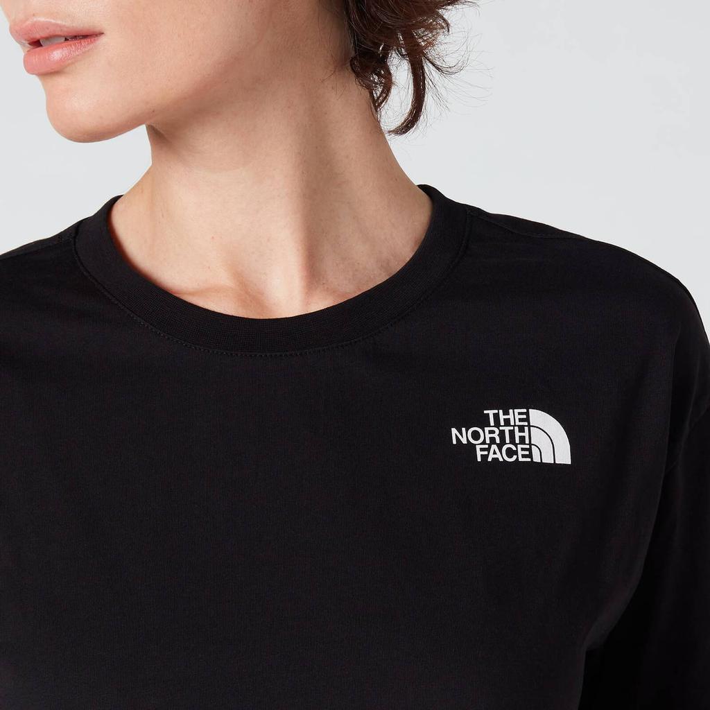 The North Face Women's Cropped Simple Dome Short Sleeve T-Shirt - TNF Black商品第4张图片规格展示