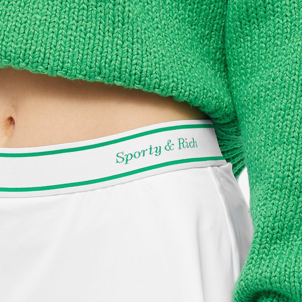 Sporty & Rich Classic Logo Flared Skirt商品第5张图片规格展示