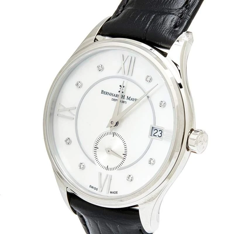 商品[二手商品] Bernhard H. Mayer|Bernhard H.Mayer Mother of Pearl Stainless Steel Muses Ladies Women's Wristwatch 36 mm,价格¥4043,第2张图片详细描述