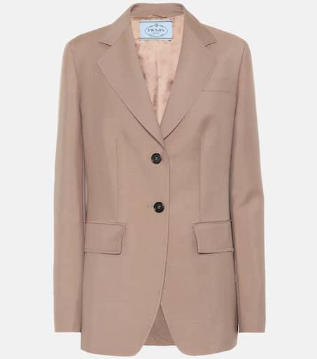 Prada Mohair and wool blazer - Suits - Free Shipping