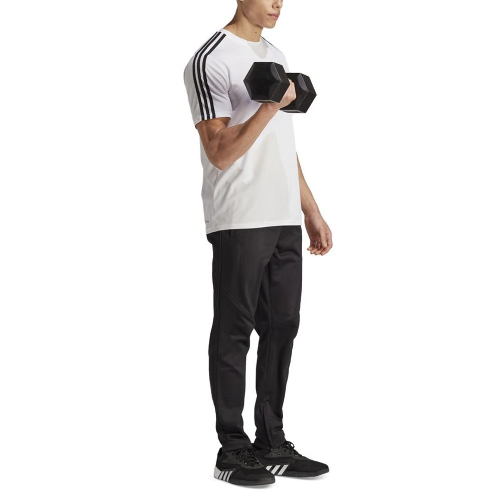 商品Adidas|Men's Game & Go Small Logo Moisture-Wicking Training Fleece Tapered Joggers,价格¥443,第5张图片详细描述