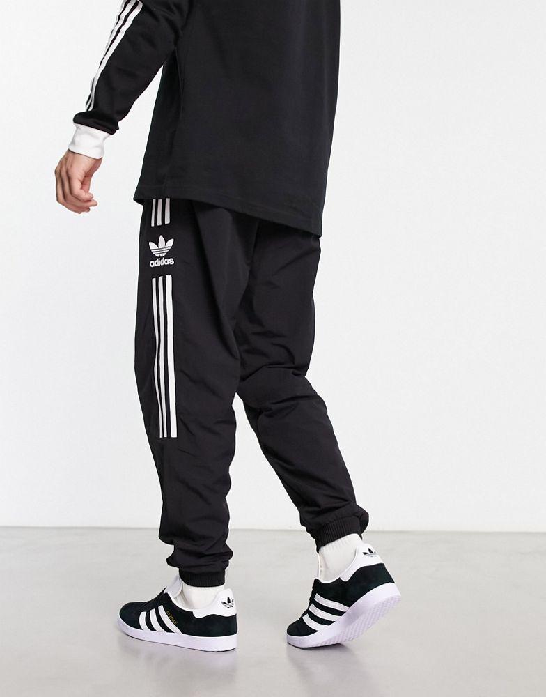 adidas Originals adicolor lock up track joggers in black商品第2张图片规格展示