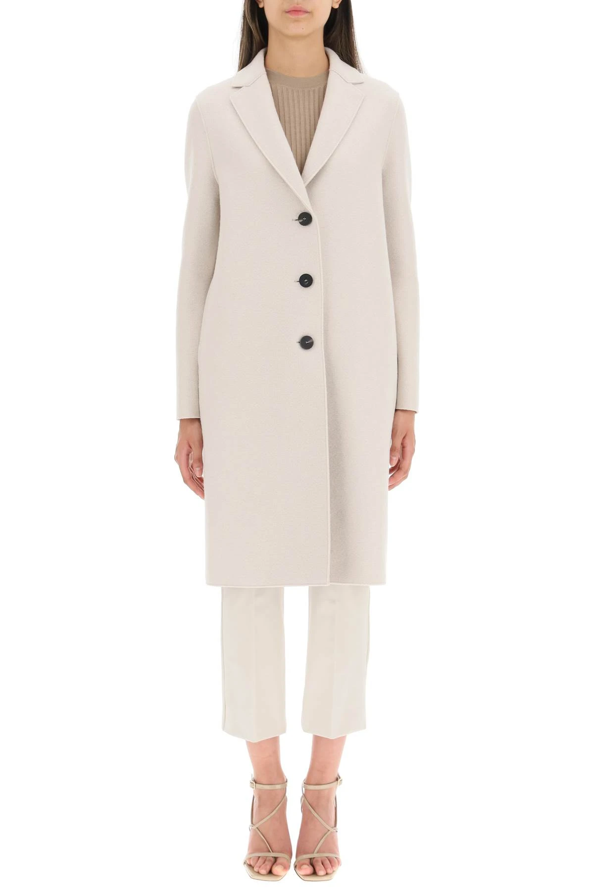 商品【商品预售7天】 Harris Wharf London|Harris Wharf London 女士大衣 A1331MLK412 米白色,价格¥2908,第3张图片详细描述