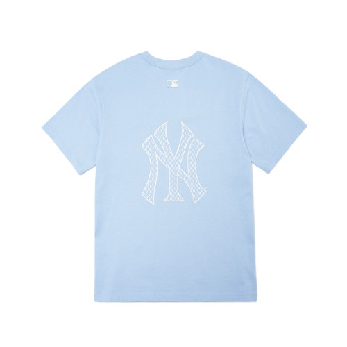 【SAvenue】(保税仓直发)MLB短袖Common MonogramT恤男女同款蓝色 3ATSM20-23-K0001-50BLL LY商品第2张图片规格展示