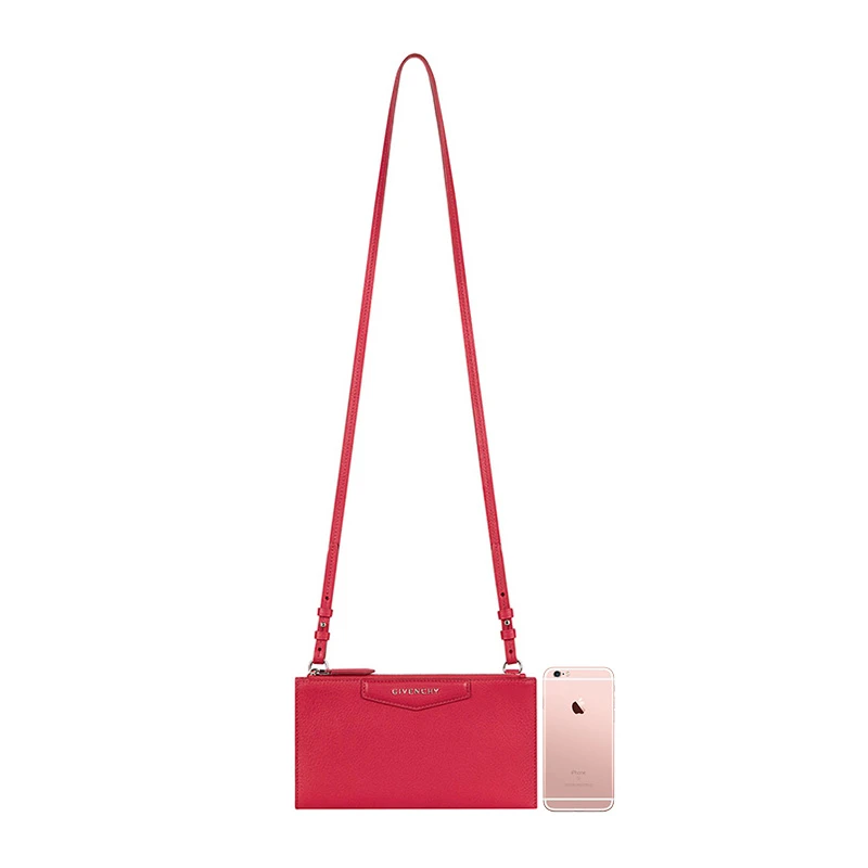 商品Givenchy|Givenchy 纪梵希 单肩包女士红色牛皮单肩包斜挎包 BC06836012-675,价格¥1420,第1张图片