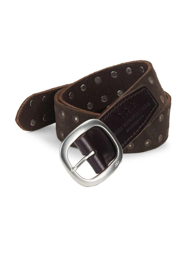 商品John Varvatos|Distressed Suede Belt,价格¥256,第5张图片详细描述