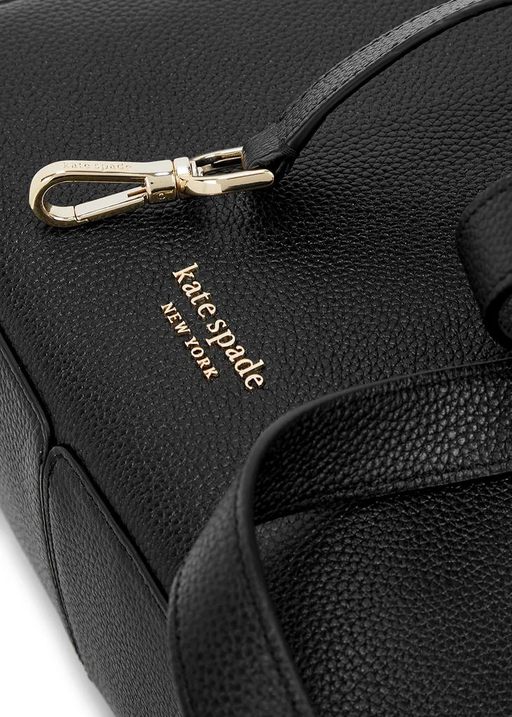 商品Kate Spade|Hudson large black leather shoulder bag,价格¥2178,第3张图片详细描述
