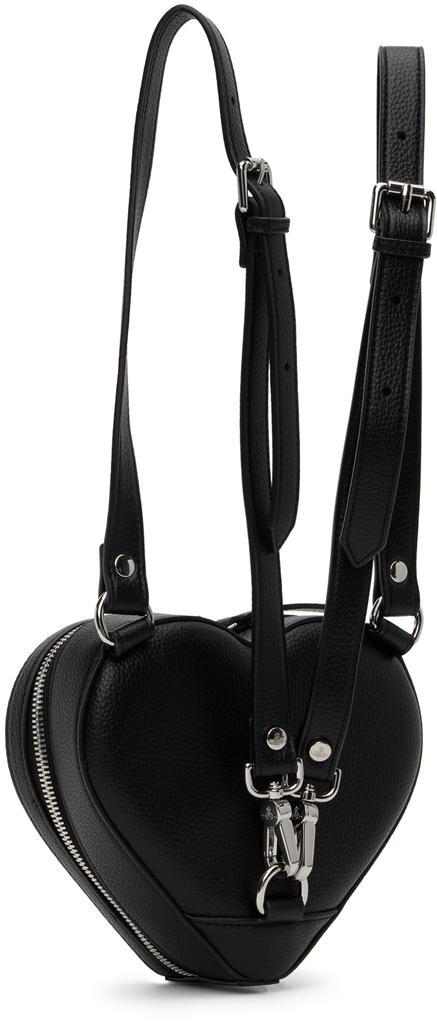 Black Mini Ella Heart Backpack商品第3张图片规格展示