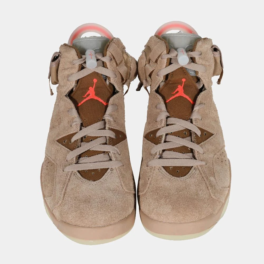 商品[二手商品] Jordan|Air Jordan x Travis Scott  Jordan 6 Retro 'British Khaki' Sneaker US 8.5 IT 42,价格¥4191,第3张图片详细描述