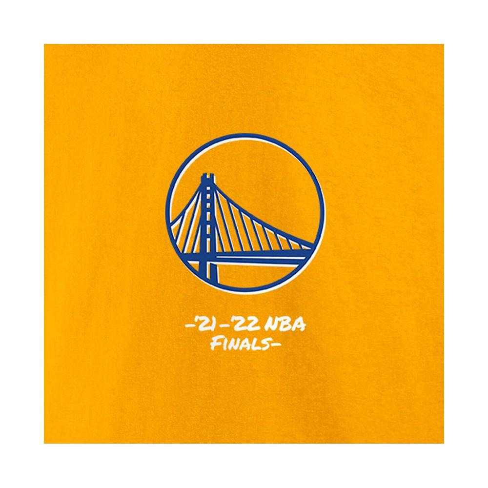 Men's Branded Stephen Curry Gold Golden State Warriors 2022 NBA Finals Champions Name and Number T-shirt商品第5张图片规格展示