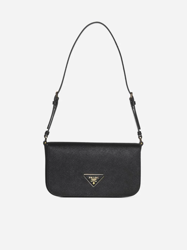 商品Prada|Saffiano leather shoulder bag,价格¥15453,第1张图片