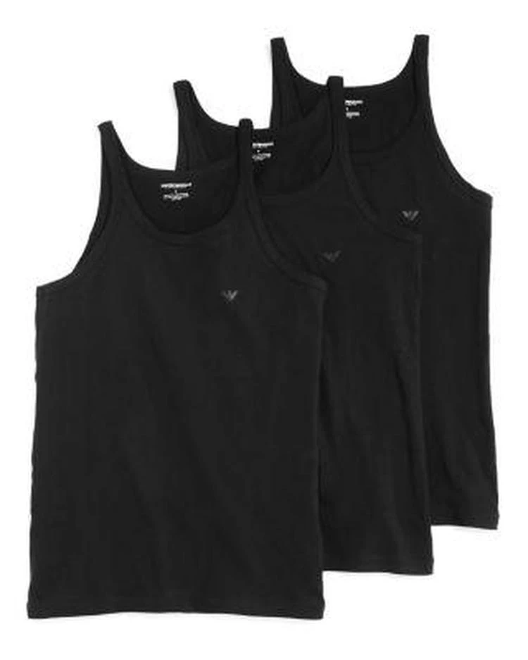 商品Emporio Armani|纯棉背心 3件套,价格¥166,第1张图片