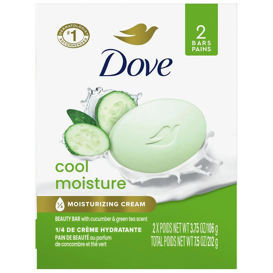 商品Dove|Beauty Bar Cucumber and Green Tea,价格¥42,第1张图片