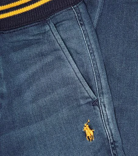 商品Ralph Lauren|运动裤装细节牛仔裤,价格¥584,第3张图片详细描述