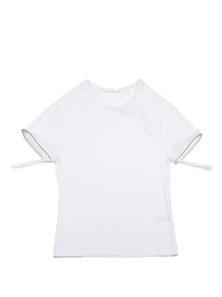 商品Helmut Lang|Helmut Lang Zip Baby T-Shirt,价格¥886,第1张图片