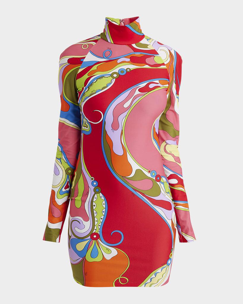 定価約4.5万円 新品 EMILIO PUCCI ノースリーブトップス XS Emilio Pucci Strapless Crinkled Top in Blue & Fuchsia | FWRD