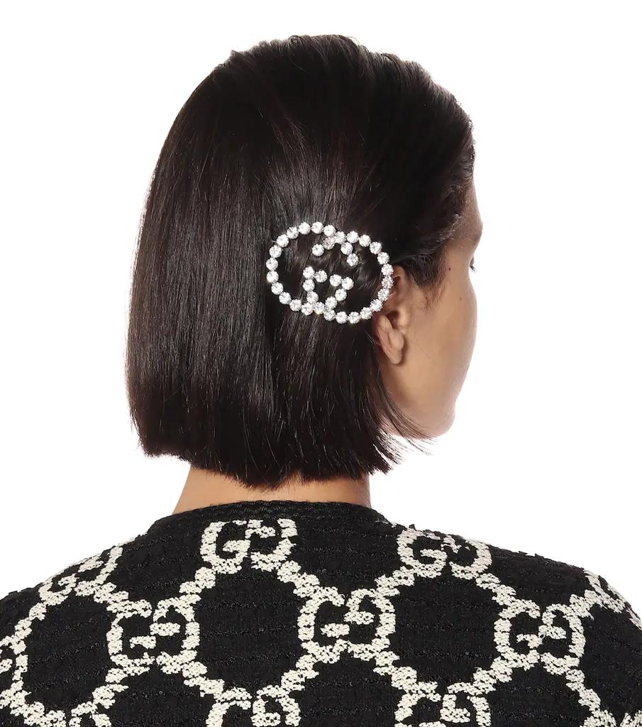 GG embellished hair clip商品第3张图片规格展示