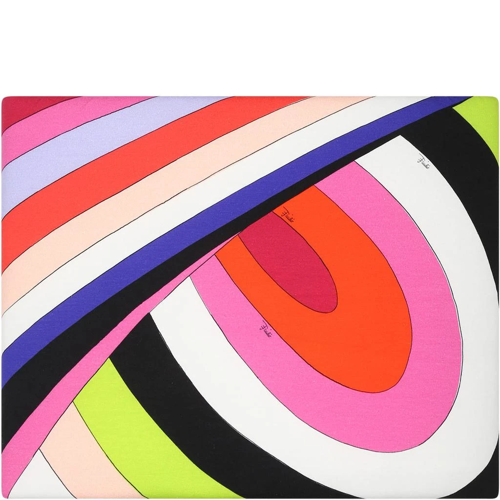 商品EMILIO PUCCI|Multicolor Blanket For Baby Girl With Lgoo,价格¥1715,第1张图片