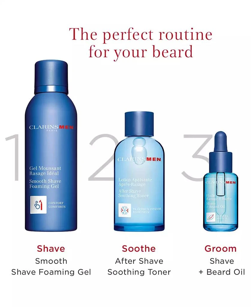 商品Clarins|Smooth Shave Foaming Gel,价格¥188,第3张图片详细描述