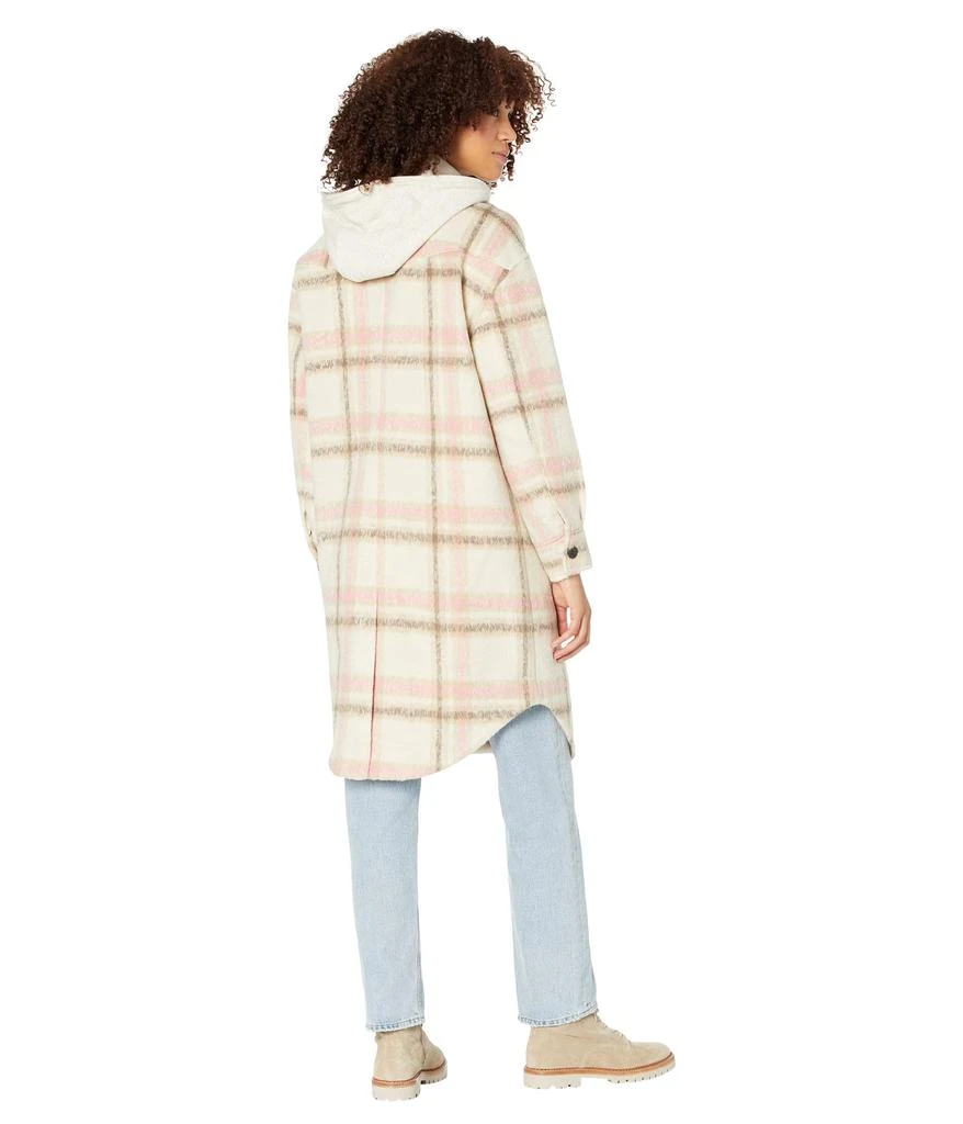 商品Avec Les Filles|Full-Length Plaid Shirt Jacket w/ Dickie,价格¥736,第2张图片详细描述