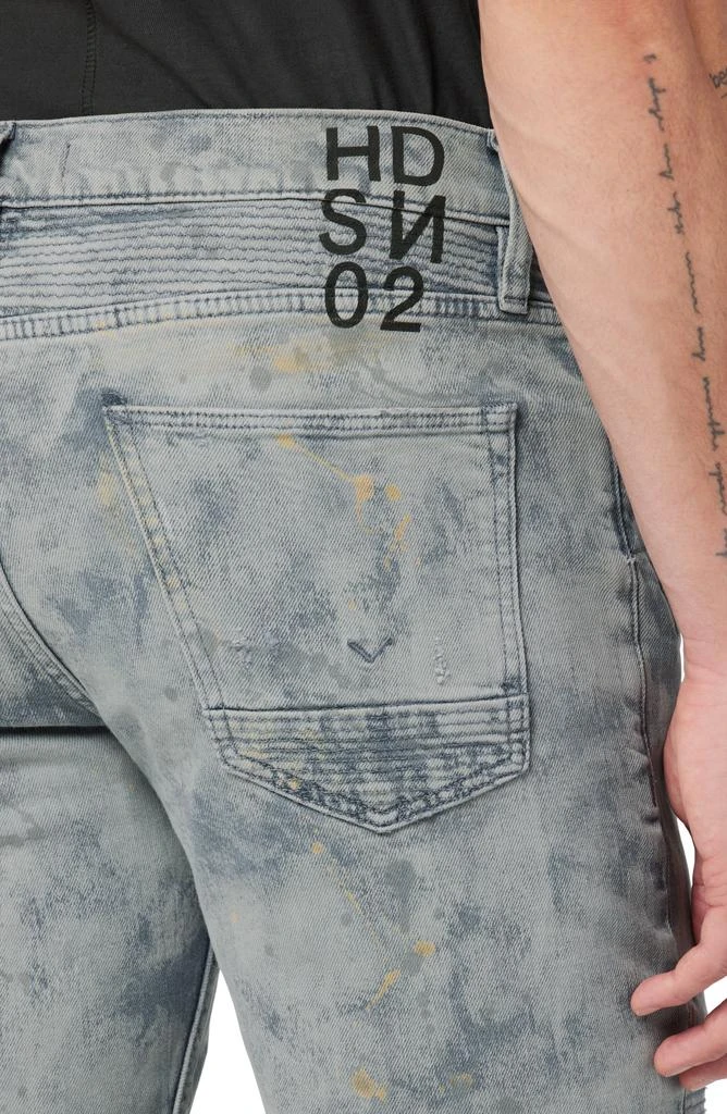 商品Hudson|Blinder Biker V2 Ripped Moto Skinny Jeans,价格¥292,第4张图片详细描述