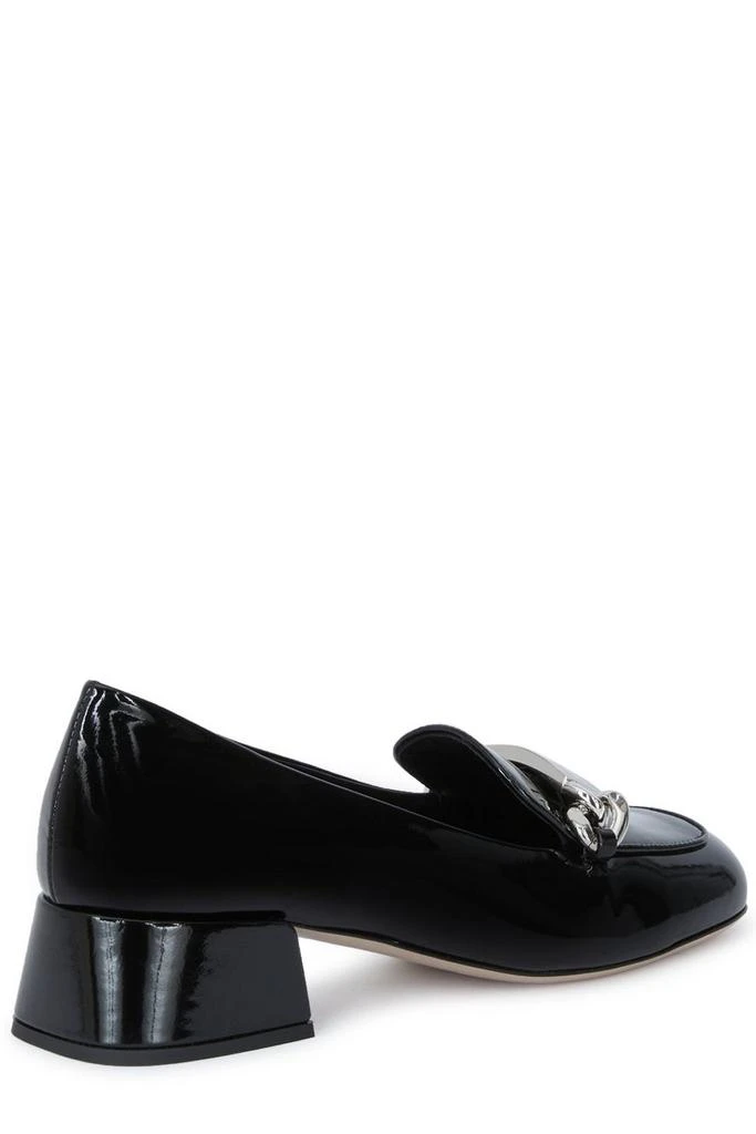 商品Miu Miu|Miu Miu Logo-Plaque Slip-On Loafers,价格¥4281,第3张图片详细描述