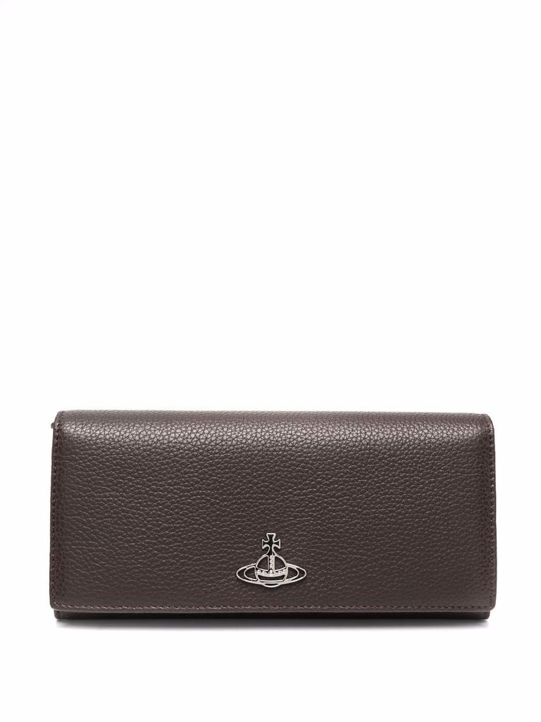 Vivienne Westwood Women's Brown Leather Wallet商品第1张图片规格展示