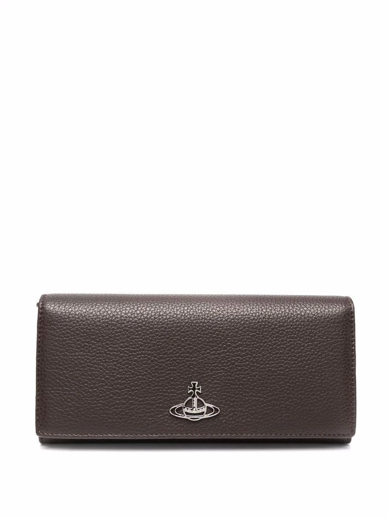 商品Vivienne Westwood|Vivienne Westwood Womens Brown Leather Wallet,价格¥1975,第1张图片