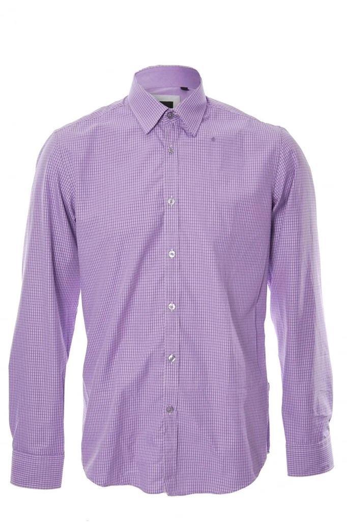 商品Hugo Boss|Obert Short Sleeved Purple Shirt,价格¥418,第1张图片