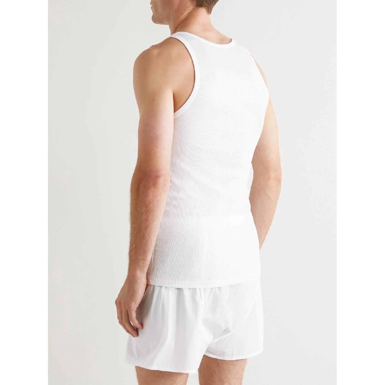 包邮包税【预售7天发货】 TOM FORD 23秋冬 男士 背心 Ribbed Cotton and Modal-Blend Tank Top 13452677152210622 T4D10 121100  商品