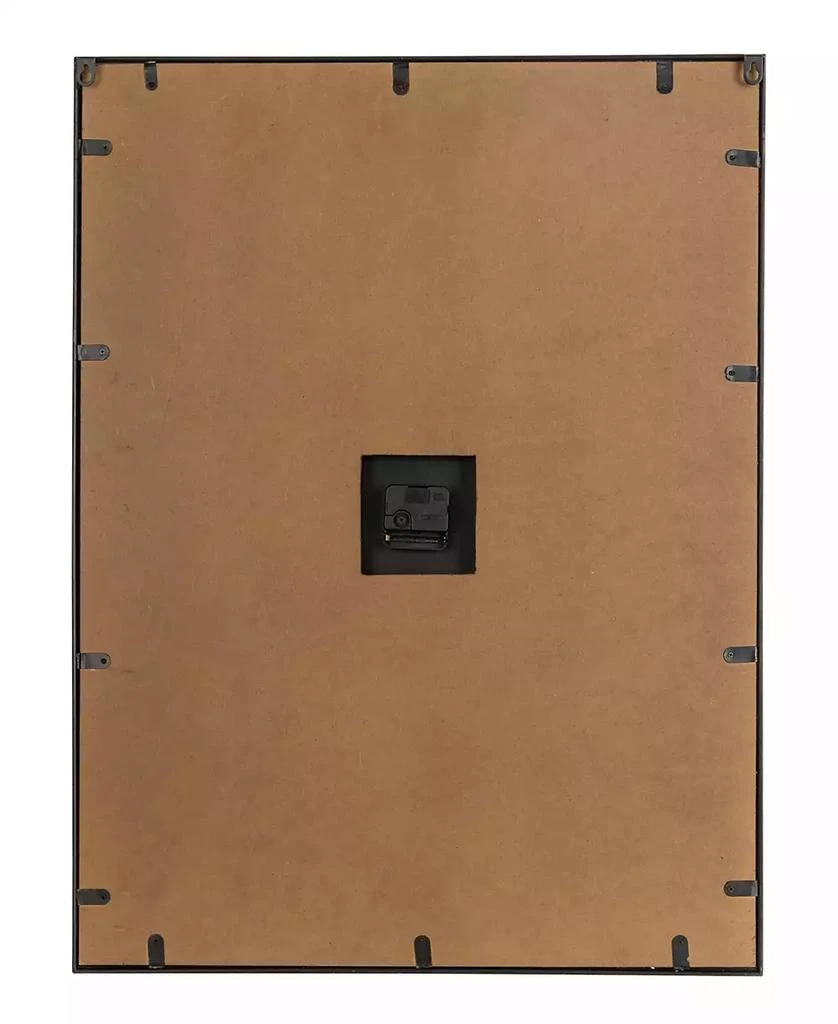 商品Glitzhome|Oversized Farmhouse Wooden Wall Clock,价格¥1119,第4张图片详细描述